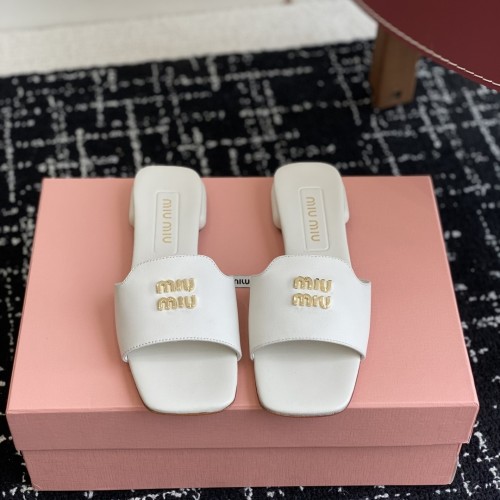 미우미우 Miu Miu 데님 슬리퍼