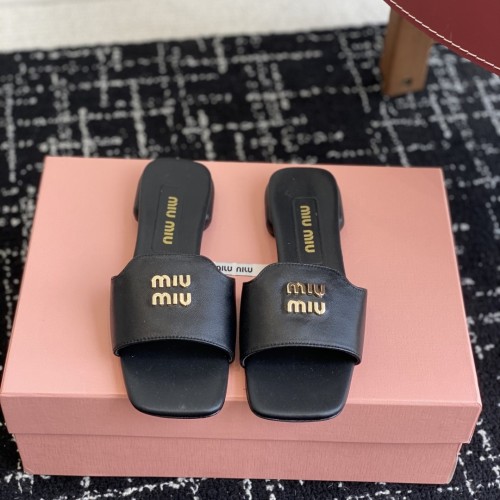 미우미우 Miu Miu 데님 슬리퍼