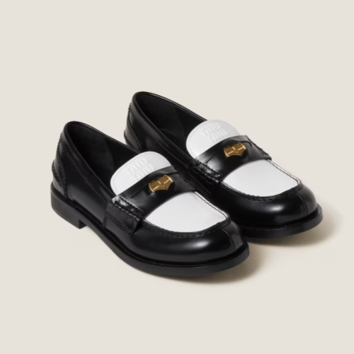 MiuMiu 미우미우 가죽 페니 로퍼