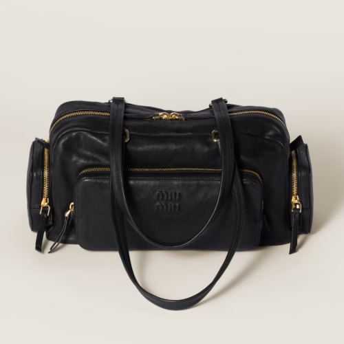 MiuMiu 미우미우 워싱 나파 가죽 포켓 백