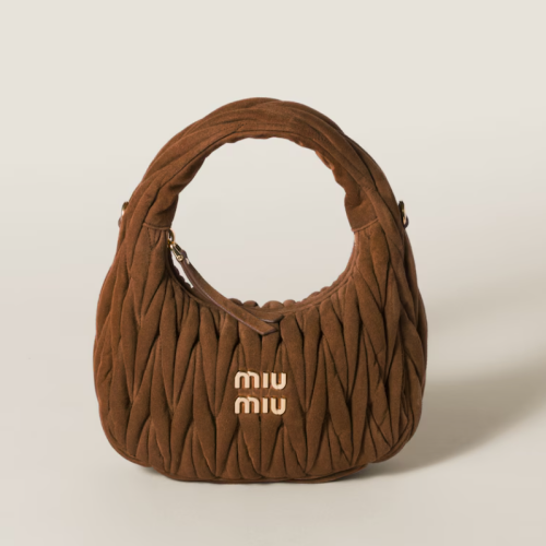 MiuMiu 미우미우 완더 마테라쎄 스웨이드 백