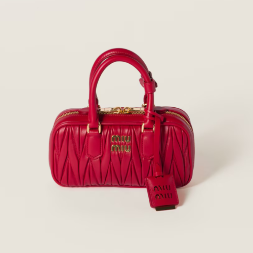 MiuMiu 미우미우 아르카디 마테라쎄 나파 가죽 미니 백
