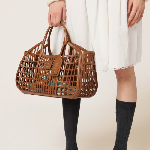MiuMiu 미우미우 가죽 바스켓