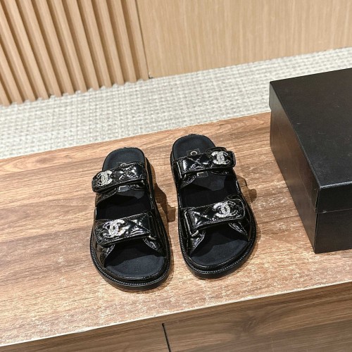 Chanel 샤넬 벨크로 샌들