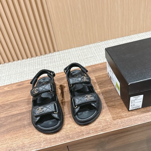 Chanel 샤넬 벨크로 샌들