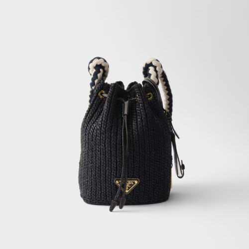 Prada 크로셰 미니 버킷 백