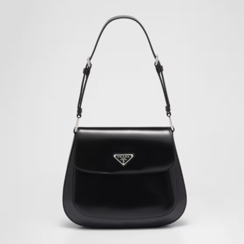 Prada 프라다 미디엄 프라다 클레오 브러쉬드 가죽 숄더백