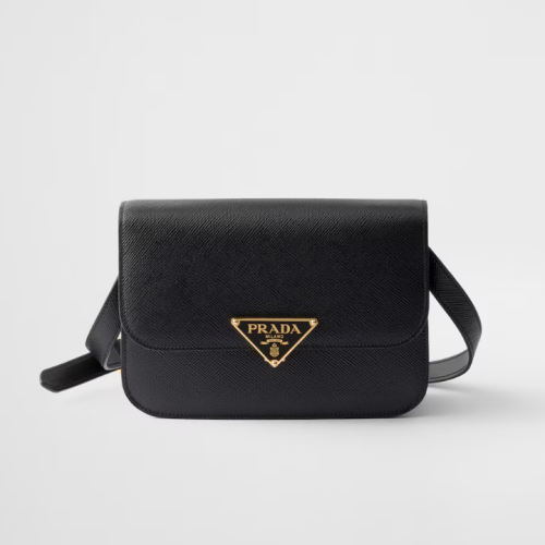 Prada 프라다 사피아노 가죽 플랩 숄더백