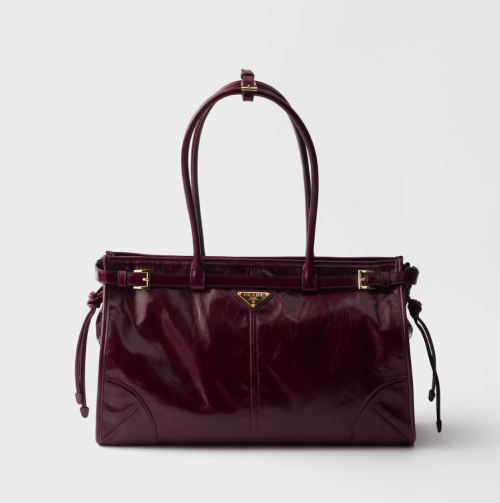 Prada 프라다 보니 라지 가죽 핸드백