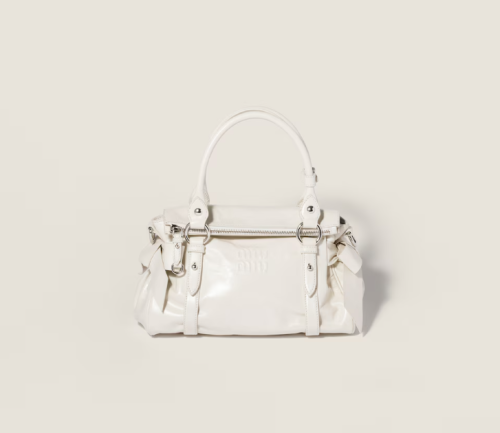 MiuMiu 미우미우 가죽 탑 핸들 백