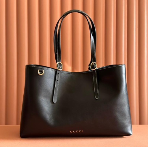 GG 구찌 엠블럼 라지 토트백