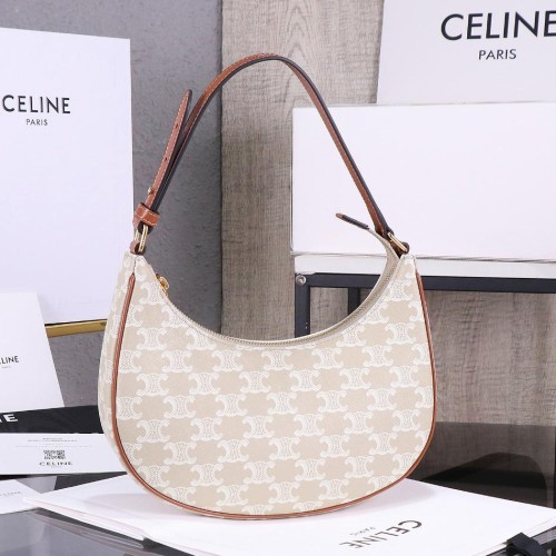 Celine 셀린느 아바 백 - 트리옹프 캔버스 & 카프스킨