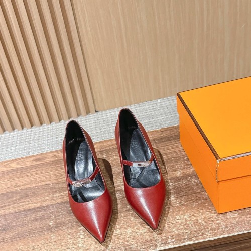 26SS HERMES 에르메스 메리제인 펌프스